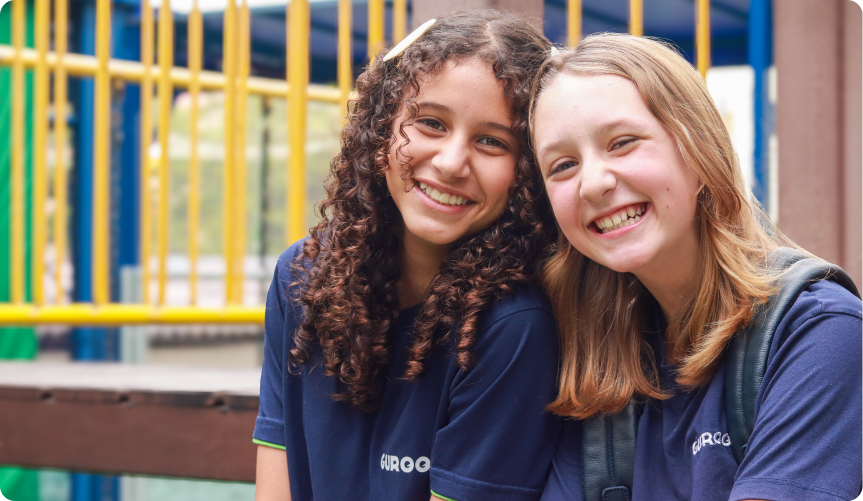 Alunos do Ensino Fundamental Guroo em atividade