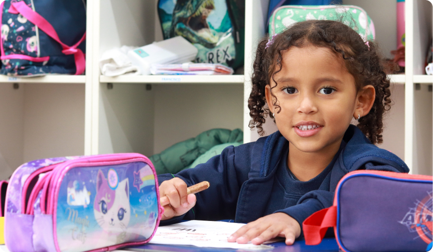 Aula de inglês na Educação Infantil Guroo
